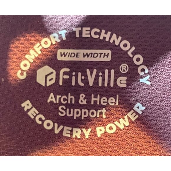 FitVille Womens Wide Fit Mary Jane Style Shoes Size 8 Breathable Mesh & Syntheti - Picture 7 of 10